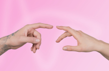 Λεπτομέρεια από το έργο της Marge Monko "I Don’t Know You, So I Can’t Love You", 2018