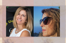 Η συγγραφέας Ελένη Δασκαλάκη και η δρ Αγωγής Υγείας Νάντια Κουρμούση