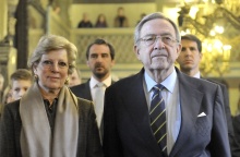 Ο τέως βασιλιάς Κωνσταντίνος με τη σύζυγό του, Άννα Μαρία