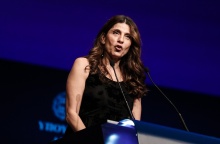 Η εκπρόσωπος Τύπου του ΣΥΡΙΖΑ - Προοδευτική Συμμαχία, Πόπη Τσαπανίδου