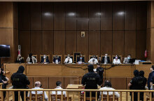 Η αίθουσα όπου πραγματοποιείται η δίκη της Χρυσής Αυγής