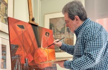 Η νέα έκθεση «από σκουριά και αλμύρα» στο Δημοτικό Θέατρο Πειραιά κι ένα ταξίδι στον κόσμο της θάλασσας με ελαιογραφίες και υδατογραφίες