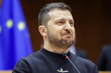 Ο Ουκρανός πρόεδρος, Βολοντίμιρ Ζελένσκι