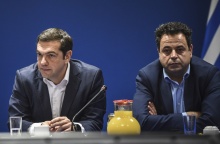 Αλέξης Τσίπρας και Νεκτάριος Σαντορινιός