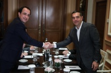 Ο Αλέξης Τσίπρας συναντήθηκε με τον νέο πρόεδρο της Κυπριακής Δημοκρατίας, Νίκο Χριστοδουλίδη - Τι συζήτησαν για το Κυπριακό και την τραγωδία στα Τέμπη.
