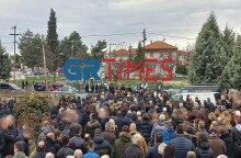 Σύγκρουση τρένων στα Τέμπη: Στην Έδεσσα η κηδεία του 29χρονου μηχανοδηγού