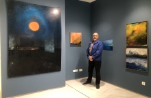 Ο Μανώλης Χάρος στην έκθεση «Διονύσιος Σολωμός… Δύο φλόγες… Μανώλης Χάρος» στην Αμερικανική Σχολή Κλασικών Σπουδών στην Αθήνα