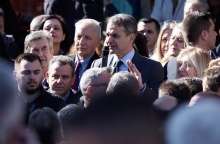 Ο Κυριάκος Μητσοτάκης στον Γέρακα