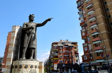 Το μνημείο του Πρίγκιπα Λάζαρου στη Βόρεια Μιτρόβιτσα