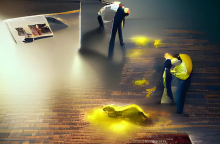 Εικόνα: Σύνθεση φτιαγμένη από πρόγραμμα ΤΝ (nightcafe.studio)