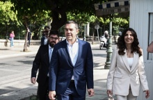 Ο πρόεδρος του ΣΥΡΙΖΑ - Προοδευτική Συμμαχία, Αλέξης Τσίπρας