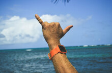 Χέρι με smartwatch