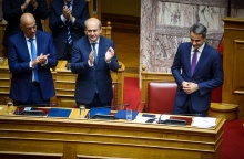 Ο Κυριάκος Μητσοτάκης, Κωστής Χατζηδάκης, Νίκος Δένδιας