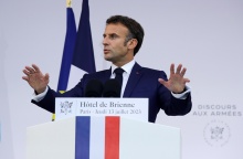 Ο Εμανουέλ Μακρόν, πρόεδρος της Γαλλίας