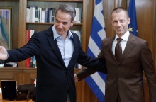 Με τον πρόεδρο της UEFA, Αλεξάντερ Σεφερίν θα συναντηθεί ο πρωθυπουργός