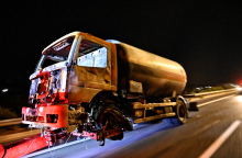 Φωτιά σε βυτιοφόρο στην Κακιά Σκάλα