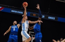 Στo πέμπτο φιλικό προετοιμασίας της για το Παγκόσμιο Κύπελλο, αλλά και το πιο δυνατό, η Ελλάδα ηττήθηκε με 108-86 από τις ΗΠΑ.