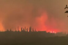 Φωτιές στον Καναδά στην πόλη Hay River