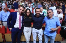 Οι τέσσερις από τους πέντε υποψηφίους προέδρους του ΣΥΡΙΖΑ Από αριστερά: Στέφανος Κασσελάκης, Έφη Αχτσιόγλου, Νίκος Παππάς, Ευκλείδης Τσακαλώτος