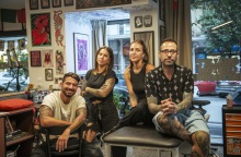 The Burning Eye Tattoo: Ο νέος χώρος για το τατουάζ που οραματίστηκαν οι Amok, Bloody Mary, Leah και Live2