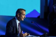 Ο Κυριάκος Μητσοτάκης στη συνέντευξη Τύπου της 87ης ΔΕΘ