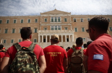 Απεργιακό συλλαλητήριο στο Σύνταγμα για το εργασιακό νομοσχέδιο