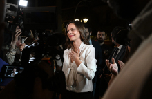 Έφη Αχτσιόγλου - Ανακοίνωση αποτελεσμάτων για τον δεύτερο γύρο των εσωκομματικών εκλογών για την ανάδειξη νέου προέδρου στον ΣΥΡΙΖΑ