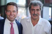 Ο Παύλος Πολάκης με τον Στέφανο Κασσελάκη