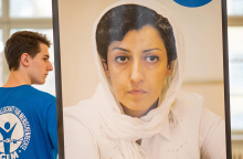 Η Ιρανή ακτιβίστρια Ναργκίς Μοχαμαντί