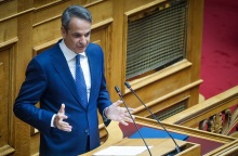 Ο Κυριάκος Μητσοτάκης στη Βουλή