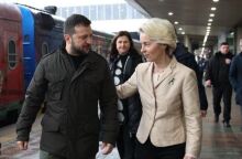 Ούρσουλα φον ντερ Λάιεν: Για έκτη φορά στο Κίεβο από την έναρξη της ρωσικής εισβολής - Η πρόεδρος της Κομισιόν επανέλαβε τη στήριξη της ΕΕ στην Ουκρανία.