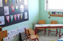 Ρωγμή σε σχολική τάξη από σεισμική δόνηση