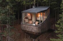 Νορβηγία: Το αρχιτεκτονικό γραφείο Helen & Hard ολοκλήρωσε καινούργια δενδρόσπιτα στα πευκοδάση της Όντα - Απόλυτα εναρμονισμένα με το φυσικό περιβάλλον.