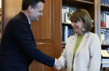 Κατερίνα Σακελλαροπούλου: Συνάντηση με τον νεοεκλεγέντα δήμαρχο Αθηναίων, Χάρη Δούκα - Παρουσίασε στην Πρόεδρο της Δημοκρατίας τις προτάσεις του για την πόλη.