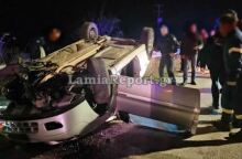 Σοβαρό τροχαίο με δύο τραυματίες στον περιφερειακό Λαμίας