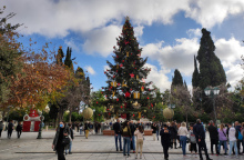 Αθήνα: Την Πέμπτη φωταγωγείται το δέντρο στο Σύνταγμα