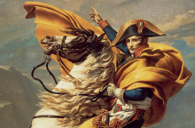 «Ο Ναπολέων διασχίζει τις Άλπεις» (1805), του Ζακ-Λουί Νταβίντ 