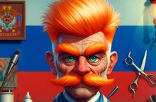 Ο κουρέας στο στενάκι με το περουκίνι