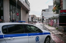 Αποκλεισμένο από αστυνομικούς το σημείο των πυροβολισμών στο Γκάζι