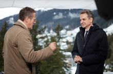 Ο Κυριάκος Μητσοτάκης παραχώρησε συνέντευξη στο CNN στο περιθώριο του Παγκόσμιου Οικονομικού Φόρουμ στο Νταβός