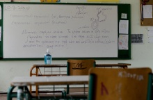 Στιγμιότυπο από σχολική αίθουσα - Θρανίο σε τάξη