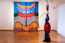 Άποψη της έκθεσης «Mεθοριακότητα I Liminality» στην γκαλερί Citronne με έργα της Μάρως Φασουλή