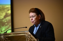 Η υπουργός Πολιτισμού, Λίνα Μενδώνη