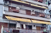 Το σπίτι όπου διαπράχθηκε το έγκλημα στην περιοχή Χαριλάου στη Θεσσαλονίκη