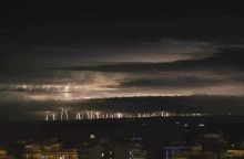 Κεραυνοί πάνω από την Πιερία