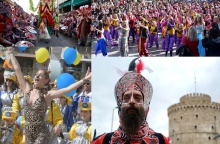 Εικόνες από τα καρναβάλια του περασμένου Σαββατοκύριακου