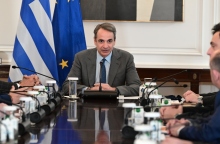 Μητσοτάκης: Συνάντηση με θεσμικούς φορείς Θεσσαλίας