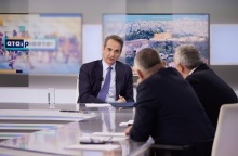 Ο Κυριάκος Μητσοτάκης στον ΣΚΑΪ