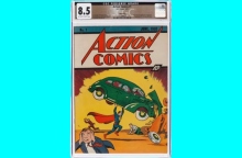 Σούπερμαν: Το σπάνιο αντίτυπο του τεύχους με την πρώτη περιπέτεια του ήρωα της DC Comics διεκδικεί ρεκόρ πώλησης σε δημοπρασία.