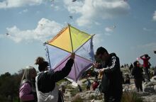 Χαρταετός έτοιμος να «στολίσει» τον αττικό ουρανό 